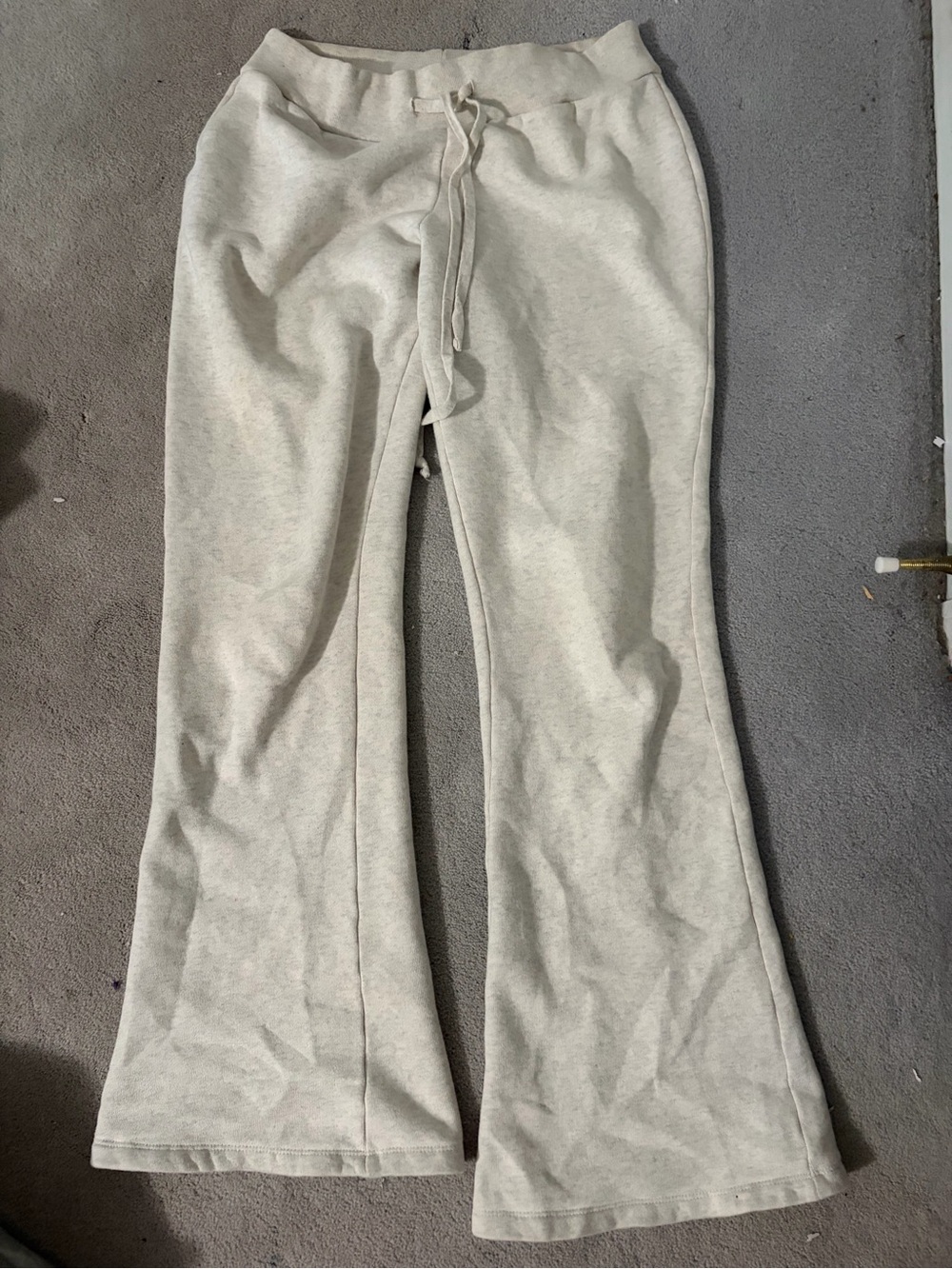 Brandy John Galt Light Gray wide leg sweatpants